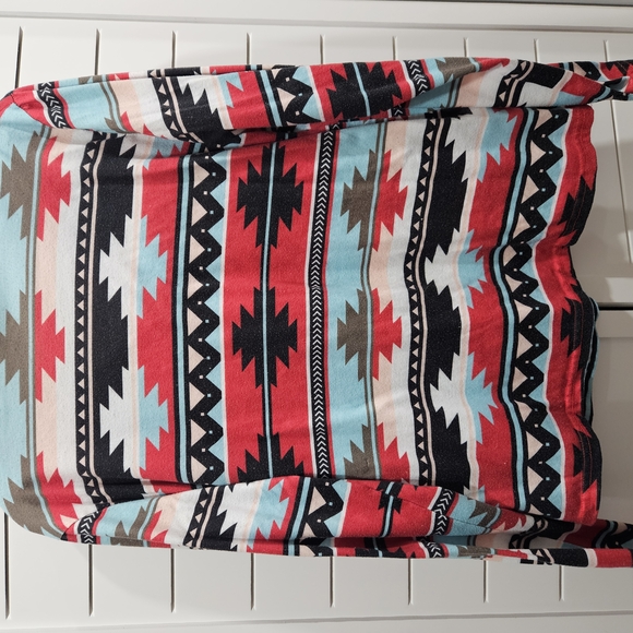 Colorful Geometric Patterned Jacket - Picture 2 of 3